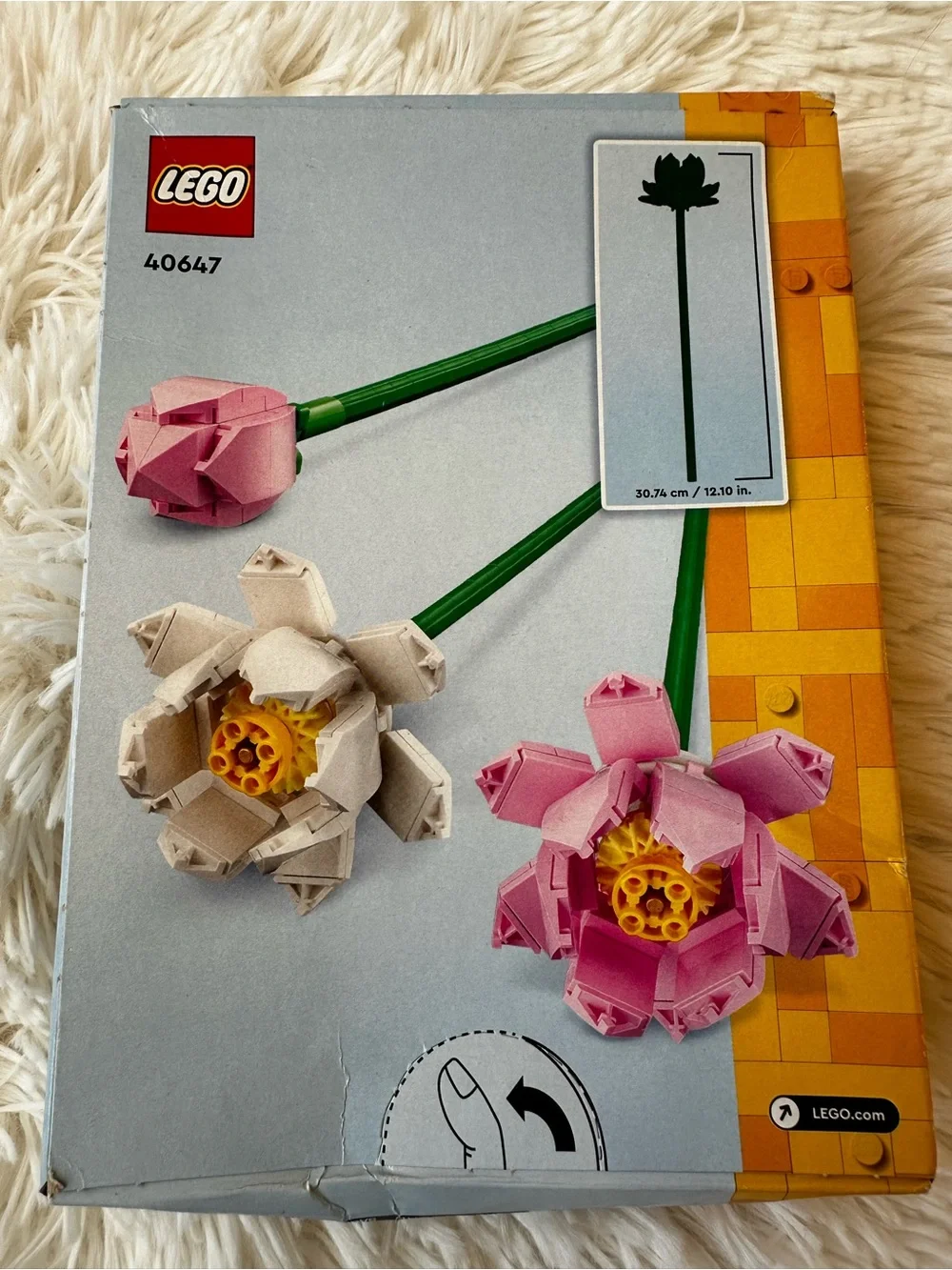 LEGO Lotus Flowers 40647 Botanical Collection Building Set 220 Pcs New Sealed